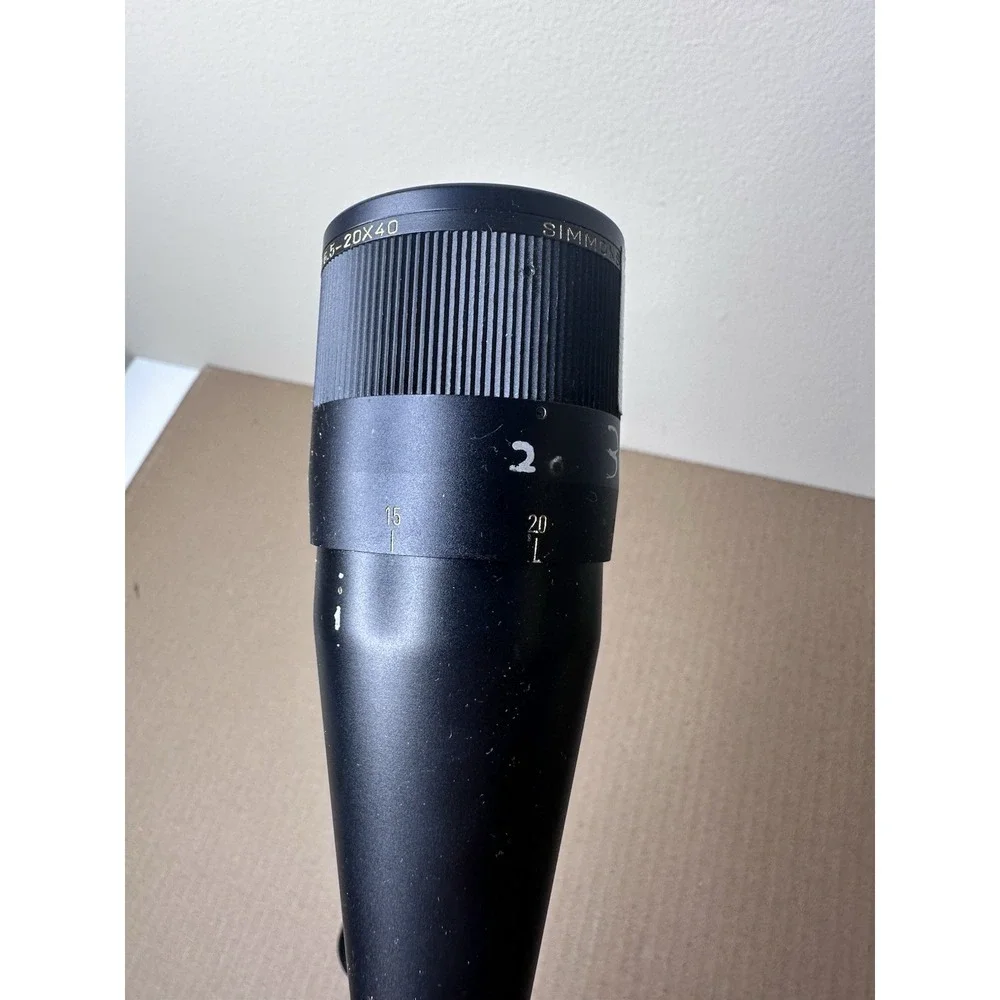 Simmons 6.5-20x40 AO Rifle Scope Adjustable Objective TruPlex Vintage Matte